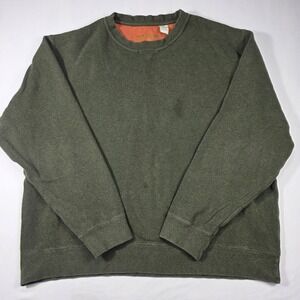 Orvis Sweatshirt‎ Mens XL Olive Green Fly Fishing Logo